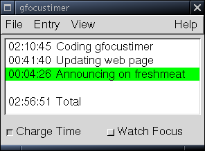 [picture of a gfocustimer window]